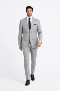 Men's 2pc Summer Seersucker Modern Fit  Black Suit