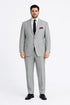 Men's 2pc Summer Seersucker Modern Fit  Black Suit