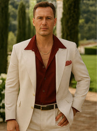 Mens Al Pacino Tony Montana Scarface Suit in White