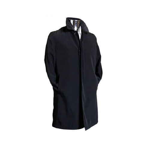 Men’s Black 3/4 Rain coat and Removable Inner Lining