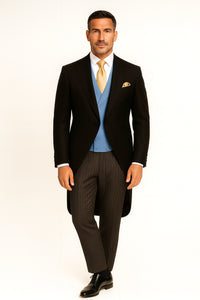 Cutaway Coat - Cutaway Jacket - Black Cutaway Blazer