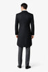Cutaway Tuxedo - Black Peak Lapel Long Single Breasted Suit Perfect For Wedding or Musicians