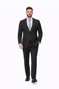 Modern Fit Tiglio Wool Double-Breasted Suit – Premium Tailored Formal Suit
