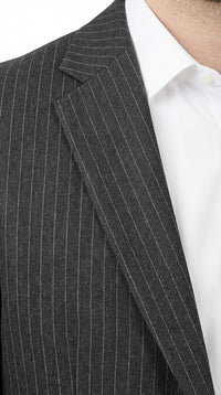 Mens Black Pinstripe Western Blazer – Classic Cowboy Style Jacket for Business, Formal and Smart Casual Wear