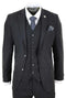 Mens Black 1920s Vintage Suit – Classic Peaky Blinders Inspired Style