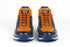 Belvedere  Flash Men's Shoes Blue Safari & Almond Exotic Ostrich / Calf-skin Leather Casual Sneakers