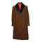 Mens Brown Overcoat - Big and Tall Brown Coat - Dark Brown Top coat