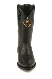 King Exotic Men's Caiman Belly Snip Toe Boots
