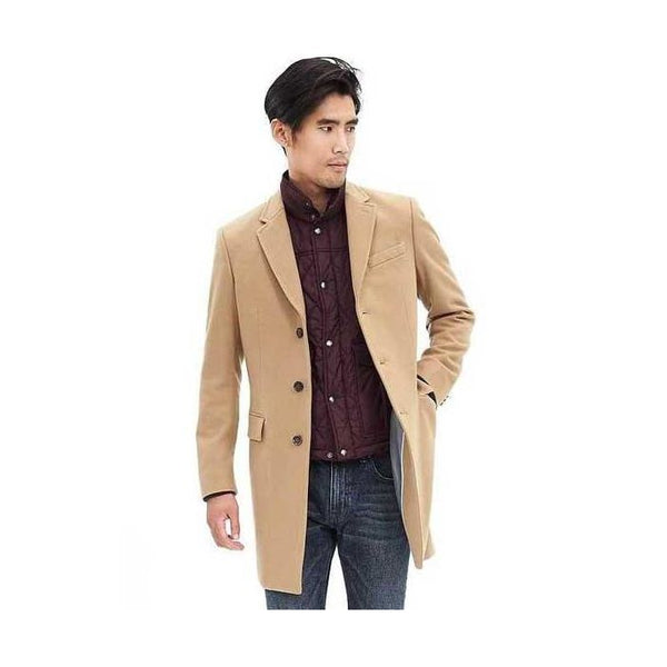 Camel Wool Peacoat Collection for Men OvercoatUSA