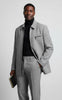 Mens Casual Leisure Suit White Black Houndstooth BP6783