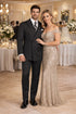 Mens Classic Double Breasted Poplin Suit In Black