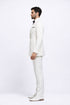 Mens Colonel Sanders KFC White Double Breasted Suit Costume