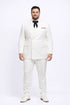 Mens Colonel Sanders KFC White Double Breasted Suit Costume