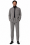 Mens Corduroy Shirt and Pants Walking Suit in Winter Cotton Fabric Casual in Color Grey leisure Style