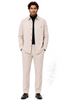 Men's Corduroy Shirt and Pants Walking Suit in Winter Cotton Fabric Casual in Color Shell Tan Sand Natural leisure Style