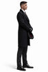 Mens Costume Thomas Shelby Vested Suit & Black Overcoat