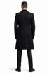Mens Costume Thomas Shelby Vested Suit & Black Overcoat