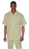 Mens Cream Linen Blazer Cotton Overshirts