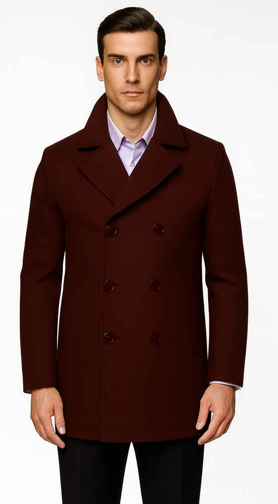 collar mens designer overcoats