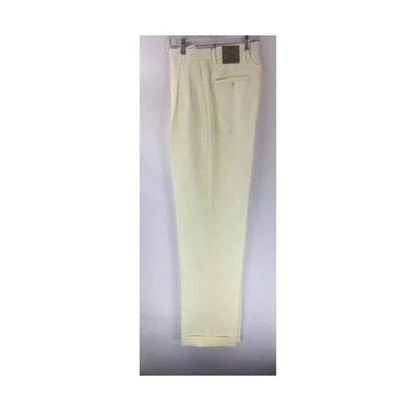 Mens Dress Pants 2-Pleats Unfinished Hem