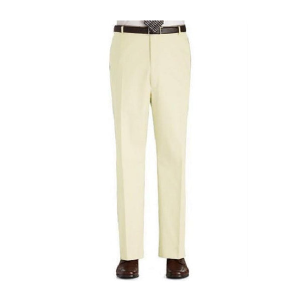 cream mens dress pants Mens Dress Pants Ivory ~ Cream Flat Front Pants Slacks  OvercoatUSA