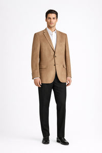 Mens Extra Long Camel Blazer - Mens Extra Long Sport Coat