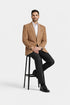 Mens Extra Long Camel Blazer - Mens Extra Long Sport Coat