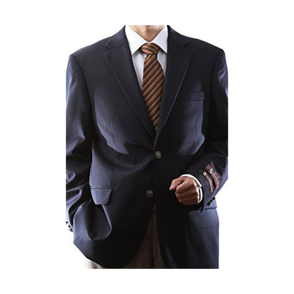 Mens Extra Long Dark Navy Blue Blazer - Mens Extra Long Sport Coat