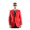 Mens Extra Long Red Blazer - Mens Extra Long Sport Coat