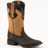 Men's Ferrini Acero Elephant Print Boots Handcrafted Nicotine 1209324