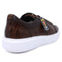 Men's Genuine Full Caiman Belly Skin Sneakers - Brown