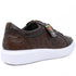 Men's Genuine Full Quill Ostrich Leather Sneakers - Brown