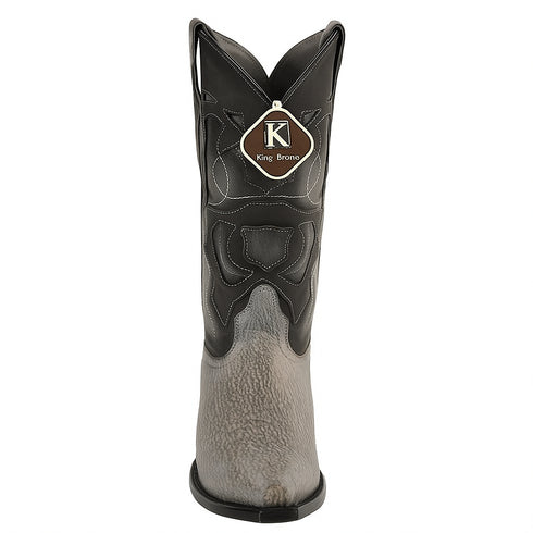 King Exotic Men's Shark Snip Toe Western Boots