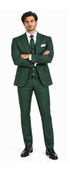 Mens Great Gatsby Outfit - 1920s Gangster Outfit Look in Hunter Green