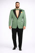 Premium Basil Green Church Suit for Men – Sharp Formal Ensemble
