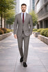 Slim Fit Tiglio Wool Suit – Modern Tailored Two-Piece Formal Suit