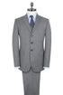Mens Grey Western Three Button Blazer – Classic Cowboy Style Formal Jacket Business Casual Sport Coat