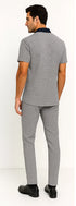 Men’s Houndstooth Walking Suit by Dreams by Zacchi – 2 Piece Lei sure Set in navy/white- $99