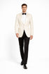 Men's James Bond Outfit Dinner Two Piece Ivory Tuxedo