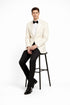 Men's James Bond Outfit Dinner Two Piece Ivory Tuxedo