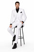 Mens John Travolta Grease Disco Suit in White