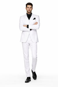 Mens John Travolta Grease Disco Suit in White