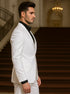 Mens John Travolta Saturday Night Fever Disco Suit Jacket in White