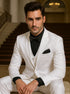 Mens John Travolta Saturday Night Fever Disco Suit Jacket in White