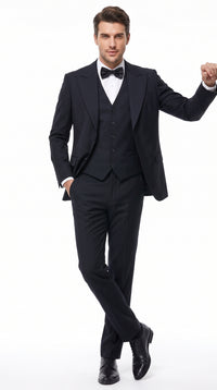 Mens Joker 2 Black 3-Piece Suit – Premium Movie-Inspired Cosplay Costume, Halloween & Formal Dress Outfit