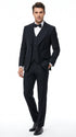 Mens Joker 2 Black 3-Piece Suit – Premium Movie-Inspired Cosplay Costume, Halloween & Formal Dress Outfit