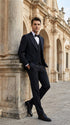 Mens Joker 2 Black 3-Piece Suit – Premium Movie-Inspired Cosplay Costume, Halloween & Formal Dress Outfit