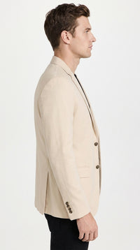 Mens Light Tan Sportcoat – Cream Beige Blazer for Weddings, Business & Smart Casual Wear