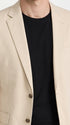 Mens Light Tan Sportcoat – Cream Beige Blazer for Weddings, Business & Smart Casual Wear