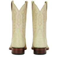 Men's Los Altos Caiman Tail Wide Square Toe Boots